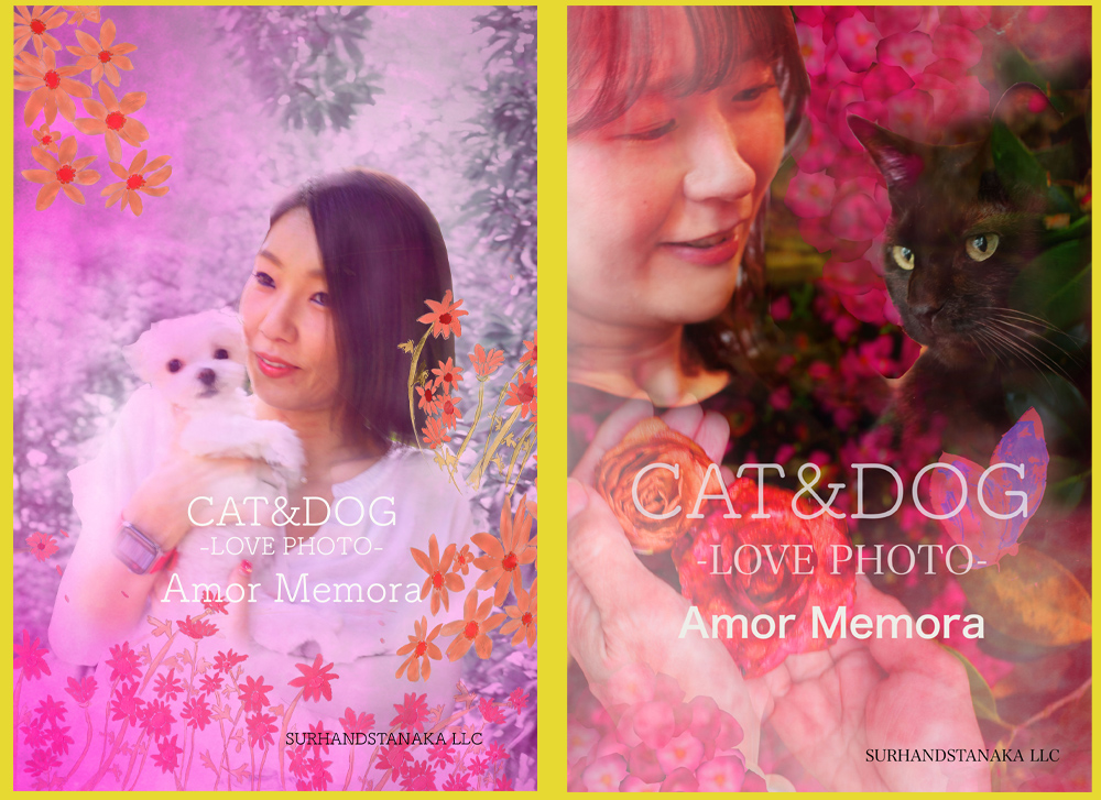 シュールハンズ　cat&dog love photoポスターカタログ